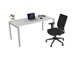 Telos white home office writing computer desk. Flexiline Home Desk 1600mm Diy Home Office All Office