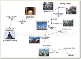 This map shows tourist attractions and sightseeings in hong kong. Hong Kong Tour Maps Tourist Map Of Hong Kong Tour Beijing Com