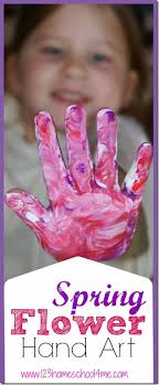 🌷 Spring Flower Hand Art Craft for Kids