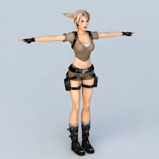 Lara croft in a tomb raider iii promotional image. Lara Croft Tomb Raider Game 3d Model Cadnav