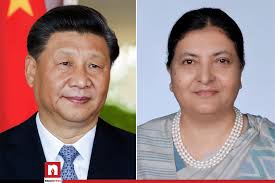 45-minute long telephone conversation held between President Bhandari and  Chinese President Xi Jinping