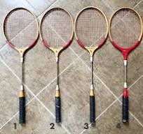 Badminton Racket Badminton Gift Badminton Racquet Wood Racket Sports Gift Sports Decor All Pro Racket Crown Racquet Vintage Mirror Racket