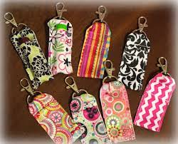 Diy Clip On Ribbon Lip Balm Holder Sewing Projects For Beginners Lip Balm Holder Chapstick Holder