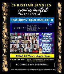 You weren't even looking for it. Join The Guestlist For Friday Hang Out Social Games Night Christian Singles 30s 40s On Zoom Fri 1 May 2020 7 45 Pm 9 00 Pm
