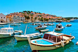 Tons of awesome croatia wallpapers to download for free. Photos Croatia Hvar Island Boats Speedboat Cities Building