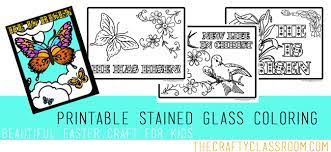 Diy Stained Glass Coloring Pages