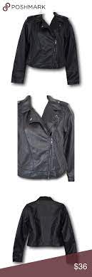 Primark Faux Leather Black Biker Jacket Coat 6 Black Biker Jacket Biker Jacket Sherpa Lined Denim Jacket