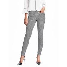 Black And White Pants Womens Banana Republic Womens Sloan Fit Houndstooth Ankle Pant 98 Liked On Polyvore Featuring Pants Capr Houndstooth Pants Work Wear Women Black And White Pants