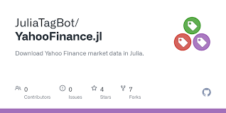 Here's how to set up a watch list Github Juliatagbot Yahoofinance Jl Download Yahoo Finance Market Data In Julia