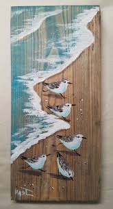 Art Ideas For Adults Beach Painting Art Driftwood Art Diy