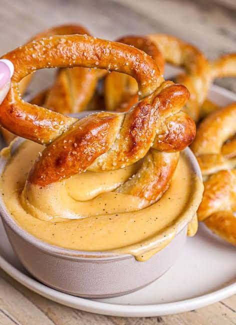 best pretzel with cheese dip near me