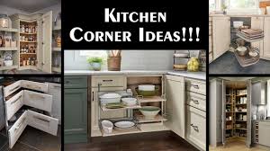 Solution for a kitchen corner storage in a cupboard. Creative Spacious Kitchen Corner Ideas Youtube