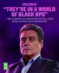 Ian McShane's mysterious hotelier, Winston Scott, is back in action in From  the World of John Wick: #Ballerina, this summer's spin-off of the #JohnWick  action franchise. Winston's past, and that of his