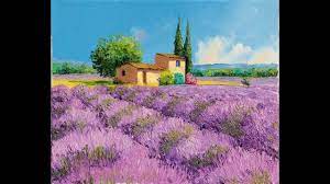 Purple lavender painting original art mountain artwork landscape art oil painting impasto art floral canvas 10 by 12 by polyakova. How To Paint A Lavender Field With Oil Colors And Palette Knives In Time Lapse By Janiaczyk Youtube