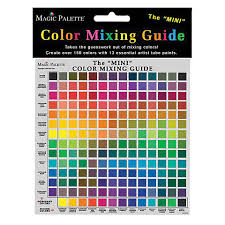 Magic Palette Color Mixing Guides Art Supply Catalog