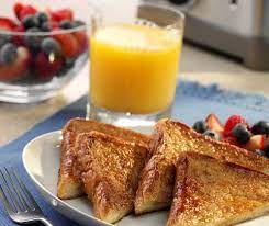 Pan Tostado Jugo De Naranja Desayuno Breakfast Desayunos Sanos Desayunos Saludables