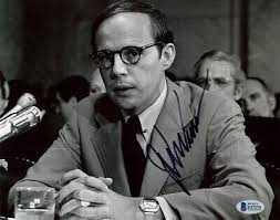 JOHN DEAN SIGNED 8x10 PHOTO WHITE HOUSE AIDE WATERGATE SCANDAL NIXON  BECKETT BAS