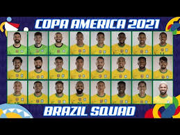 Saudi arabia olympic team squad. Brazil Squad Copa America 2021 Official 24 Man Team New Update Youtube