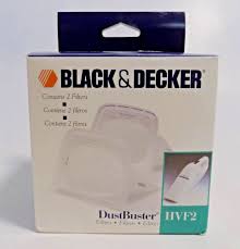 Black And Decker Hand Vacuum Filter Cleaning 2 Pack Black Decker Dustbuster Filter Fits Dustbuster Bagged Hvf2 Hv Db100 500 Blackdecker Black Decker Vacuum Cleaner Filters