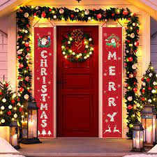 Have you noticed that the leaves are changing colours and there is a bite to the wind that blows? Buy Tobeape Christmas Decorations Indoor Outdoor Merry Christmas Porch Signs For Front Door Yard Home Decor Hanging Banners Flag For New Year Xmas Winter Holiday Party Supplies Large Size 13 X 73