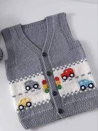 Arabali Erkek Cocuk Orgu Yelek Baby Knitting Patterns Crochet Clothing And Accessories Lace Patterns