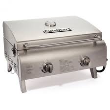 Cuisinart Chefs Style Portable Tabletop Grill Cgg 306 Bbqguys Best Gas Grills Chef Styles Gas Grill
