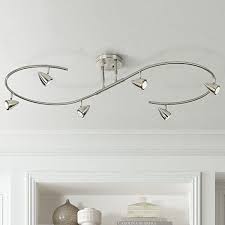 Pro Track Salazar 300w Brushed Nickel S Wave Track Light Track Lighting Kits Amazon Com Track Lighting Track Lighting Fixtures Track Lighting Kits