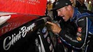 The monster energy cup series now. Clint Bowyer Lands Rain Shortened Michigan Victory Nascar Com
