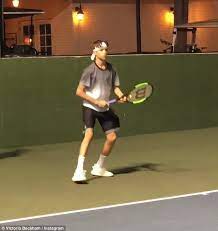 Romeo beckham received some top tennis tips from world no.2 andy murray. Romeo Beckham Gets Private Tennis Lesson From Former World Number One Caroline Wozniacki In Miami Express Digest