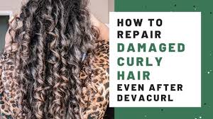 Brittle hair types also benefit best from the effects of deep conditioning hair treatments, so look for products that help to hydrate and moisturize coarse hair. How To Repair Damaged Curly Hair Devacurl Damage Too