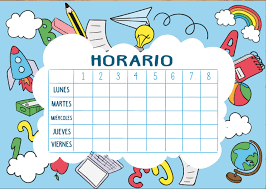 Horarios para imprimir | plantillas de horario de clases gratis 2021. Calendarios Y Horarios De Clase Para Infantil Y Primaria
