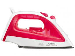 Ferro De Passar Vapor E A Seco Arno Steam Essential Rosa Ferro De Passar Ferro A Vapor Ferro
