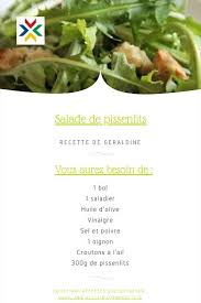 Salade De Pissenlits Salade De Pissenlit Pissenlit Feuilles De Pissenlit