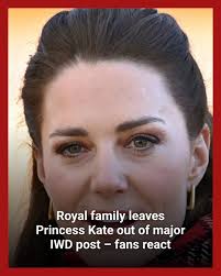 😱 Royal family leaves Princess Kate out of major IWD post