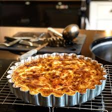 This basic salmon quiche recipe is flavored with fresh chopped parsley and some sautéed onions. Smoked Salmon Quiche Around The Aga
