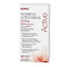 I didn't end up finishing a bottle because the vitamins were giant and tasted horrible. Gnc Women S Ultra Mega Active Without Iron Multivitamin Timed Release Caplets 90 Ea Single Or Multi Packs Two Bottles Each Of 90 Capsules Buy Online In Angola At Angola Desertcart Com Productid 31184248
