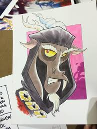 588516 Artist Tonyfleecs Discord Disqord Q Safe Solo Star Trek Traditional Art Derpibooru My Little Pony Star Trek Little Pony
