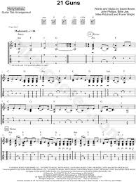 Find the best version for your choice. Kelly Valleau 21 Guns Guitar Tab In A Minor Download Print Sku Mn0174259