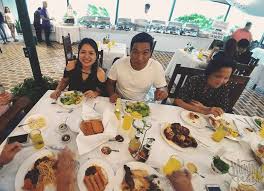 Create your own salad of freshly harvested lettuce and arugula topped with mango, eggs, cucumber, jackfruit, edible flowers, pineapple and white corn, or whatever fruits are in. Birthday Lunch At Sonya S Garden Tagaytay Mommy Peach