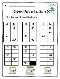 Counting By 1s 2s 3s 4s 5s And 10s To 50 And 100 Worksheets