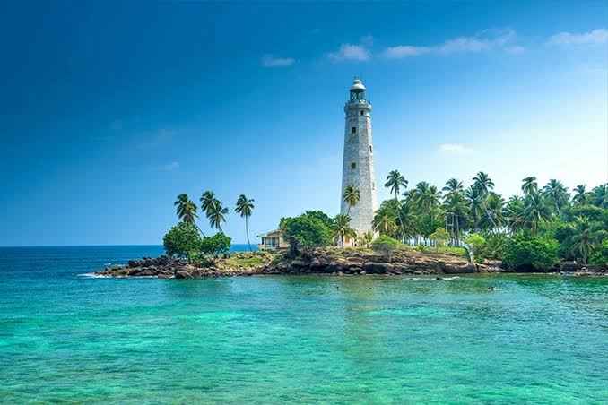 Beruwala Lighthouse Barberyn Island oldest lighthouse west coast Sri Lanka