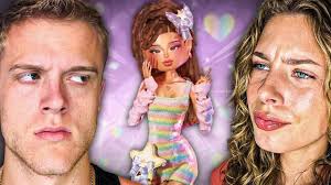 My Girlfriend Made Me Into My Dress To Impress Character