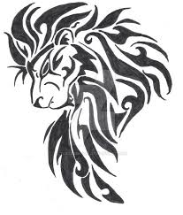 Body art tattoos are great fun for the kids as they will spend hours applying the different styles of tattoos to each other. Large Tribal Lion Head By Tessasglory Tribal Lion Tattoo Tribal Lion Lion Head Tattoos