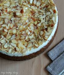 White Chocolate Almond Amaretto Cheesecake Cozy Country Living Recipe Light Dessert Recipes Chocolate Almonds Food Processor Recipes