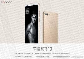 Honor Note 10 specs confirmed, features ...