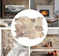 CONCORD WALLCOVERINGS™ 563WB Retro-Art 3D PVC Faux Stone Wall Panels,