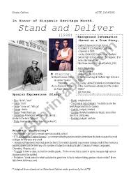 angel reaches for a pen in jaime's shirt pocket; Stand And Deliver Movie Worksheet Esl Worksheet By Carlson Km
