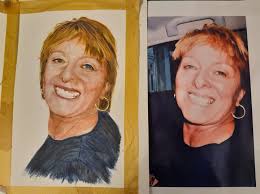 Here is a watercolour painting I done of my daughter