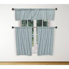 duck river tate kitchen valance in blue