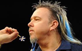 Scotlands Peter Wright Throws During Dart Editorial Stock Photo